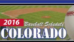 Colorado Baseball Schedule