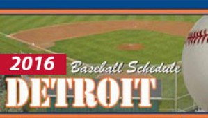Detroit Baseball Schedule