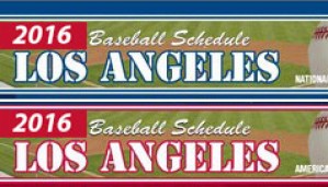 Los Angeles Baseball Schedule